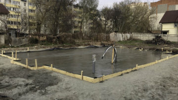 Фундамент по улице Красина в Брянске